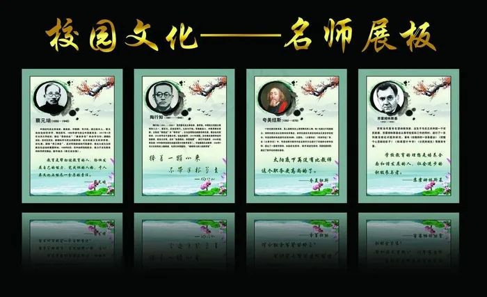 名师 名人名言图片(1814X2382(DPI:72))psd模版下载