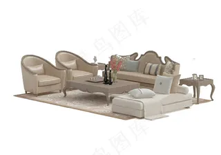 高品质沙发模型素材模板下载