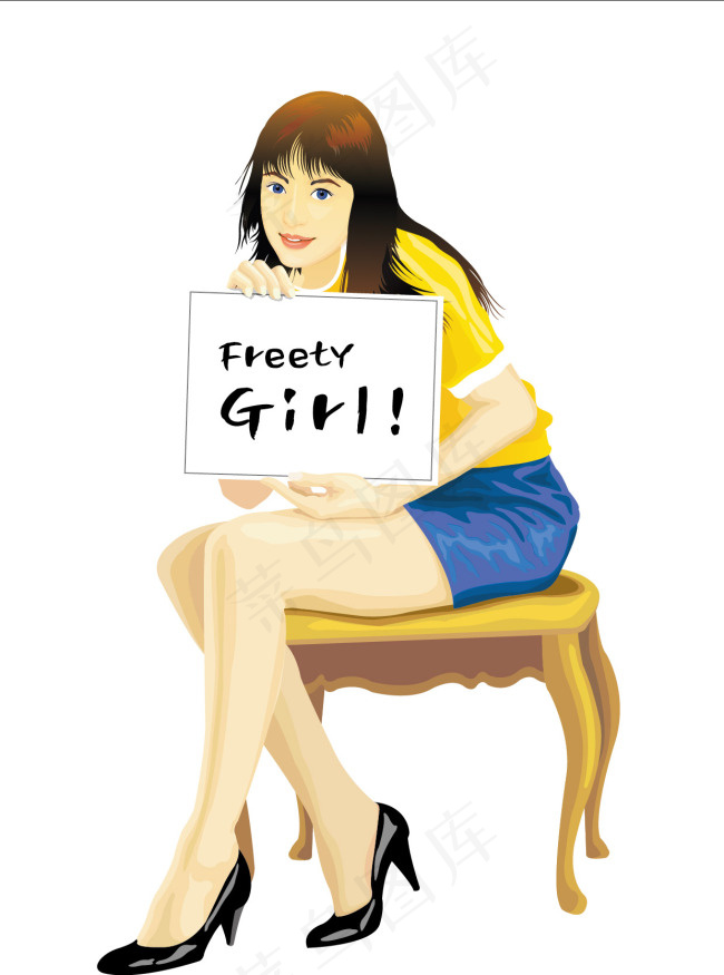 短裙美女