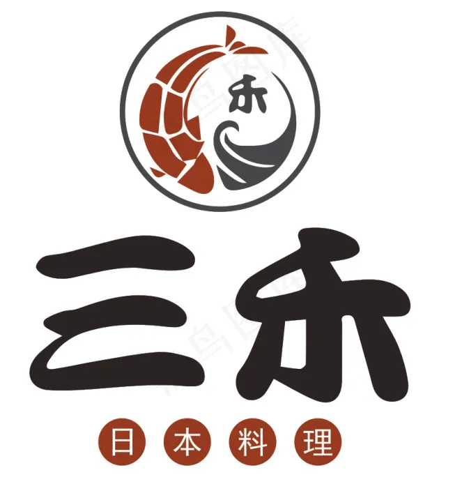 日本料理logocdr矢量模版下载