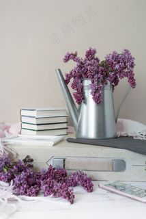 简约小清新文艺风插花静物摆拍背景