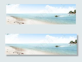 夏季海报背景素材图片
