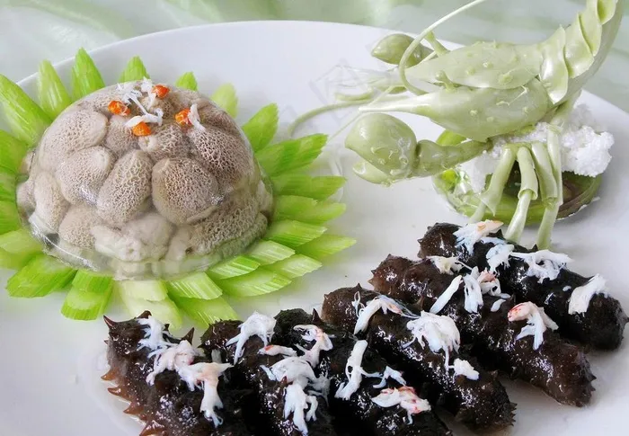 创新菜海参菌菇煲(非高清)图片