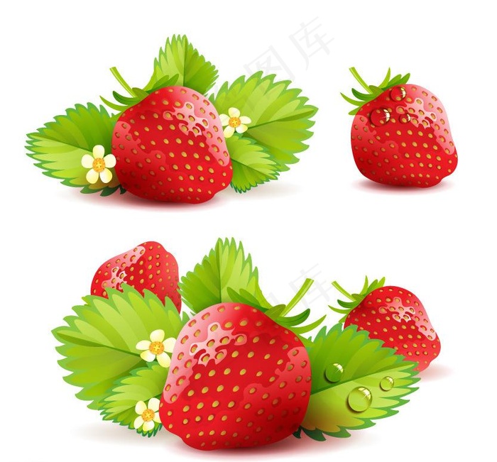 新鲜草莓图片