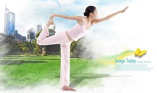 休闲健身美女图片