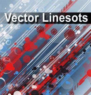 抽象线条点滴psd笔刷素材