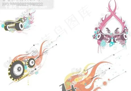 超酷潮流元素滑板飞机车轮 超酷潮流元素滑板飞机车轮