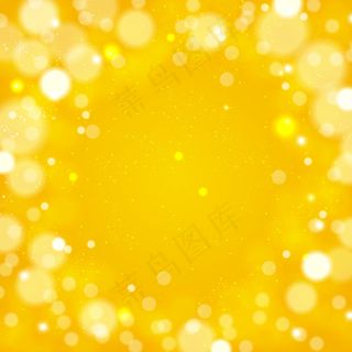 模糊光斑黄色背景