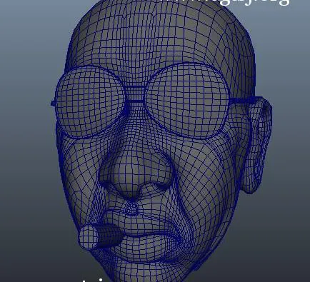 3D人面像游戏模型
