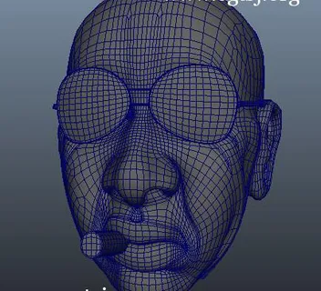 3D人面像游戏模型