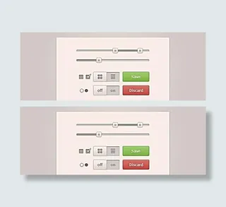 迷你ui工具包psd素材