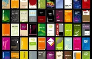 名片模板矢量变化01