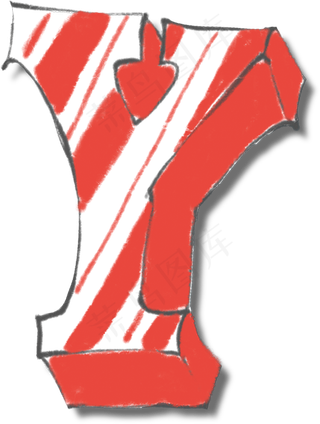 百款创意英文字母PNG免扣素材