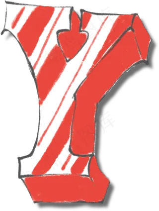 百款创意英文字母PNG免扣素材