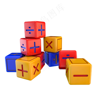 几何符号电商c4d,免抠元素