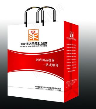 手提袋 (展开图)图片