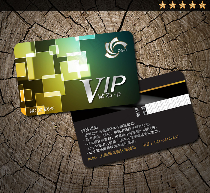精美VIP卡模板设计 尊贵VIP卡...