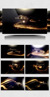 唯美大气粒子动画