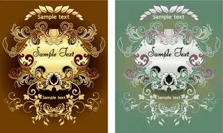 欧式花纹矢量素材