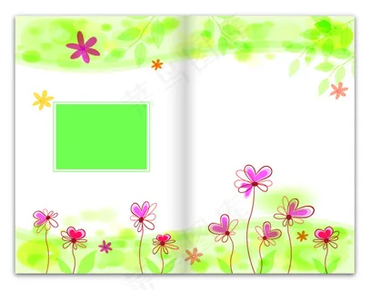 绿色花卉植物素材背景 绿色花卉植物素材背景