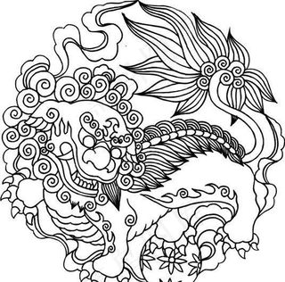 吉祥图案 黑白 中华传统 矢量 AI_0030