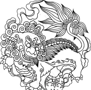 吉祥图案 黑白 中华传统 矢量 AI_0030