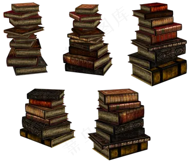 古书素材分层免扣大图