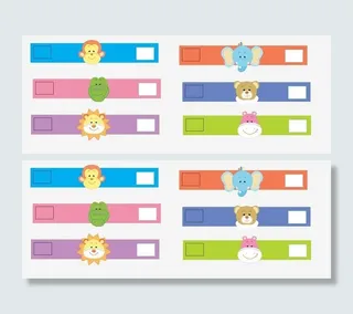 儿童卡通手腕带图片