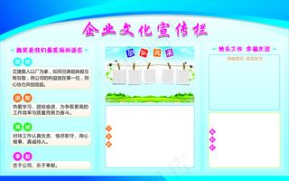 企业文化宣传栏