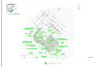 放大平面图cad图纸