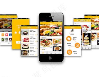 美食APP界面展示图片