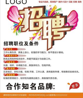 招聘海报图片