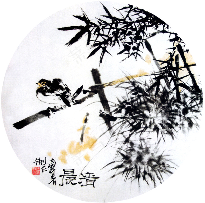 竹子 清晨