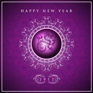 中国龙背景02——矢量素材