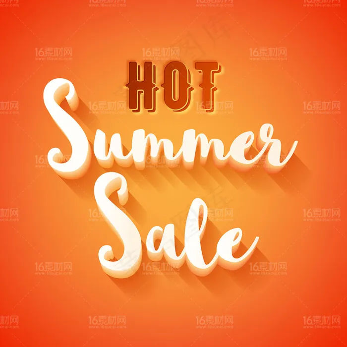 创意夏季海报设计元素矢量素材  英eps,ai矢量模版下载