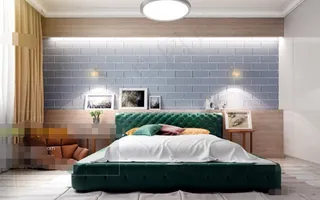 欧式明亮宽大的卧室