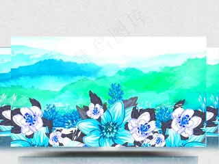 手绘风格清明节视频素材