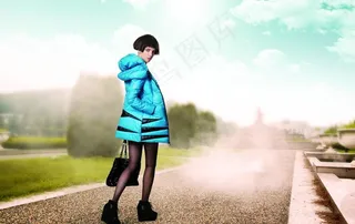 女装羽绒服图片