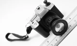 玩具相机和格尺图片