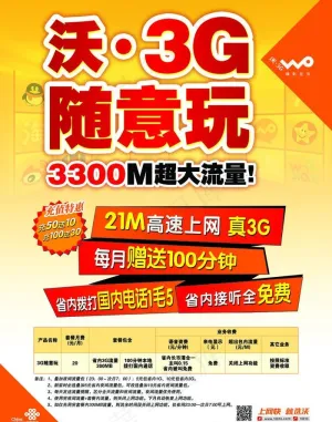 联通宣传海报图片