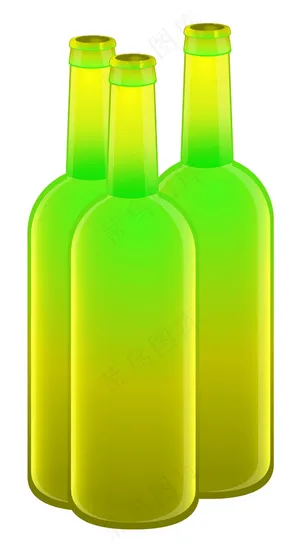 酒精瓶向量