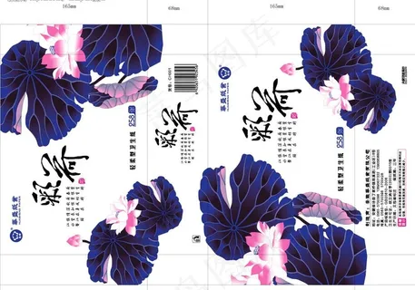 彩荷轻柔型卫生纸图片