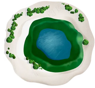 创意合成海岛设计素材