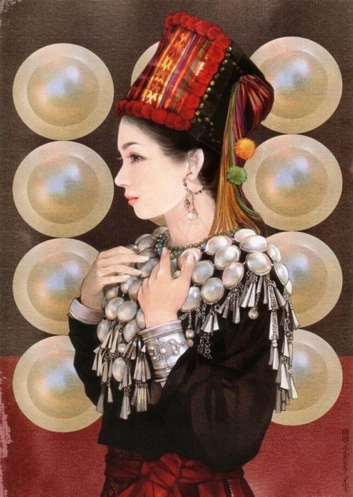 中华五十六个民族唯美