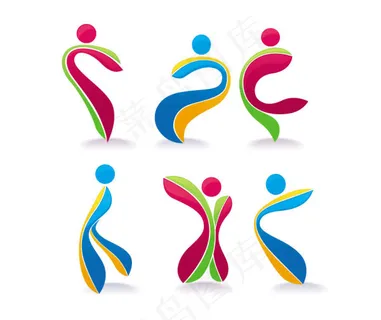 人形剪影04—矢量素材