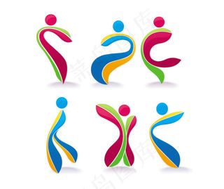 人形剪影04—矢量素材