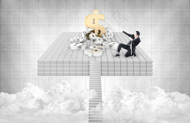 云上的商务人士