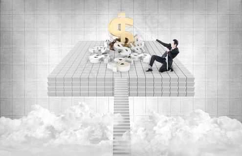 云上的商务人士