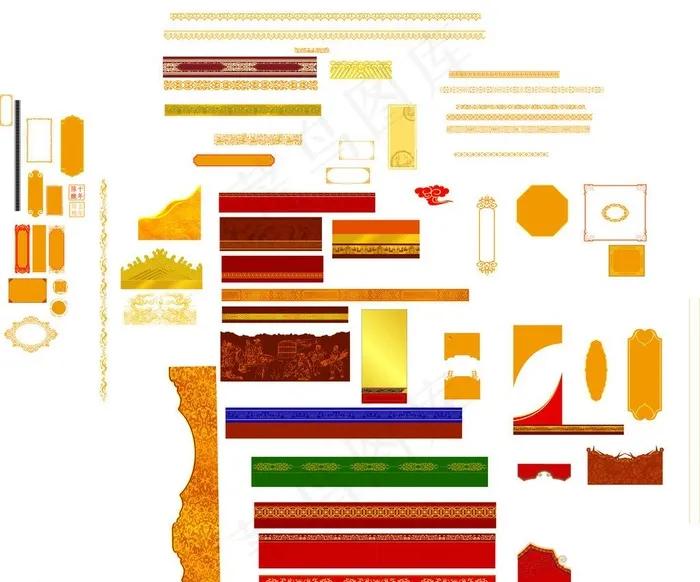 花边框图片cdr矢量模版下载