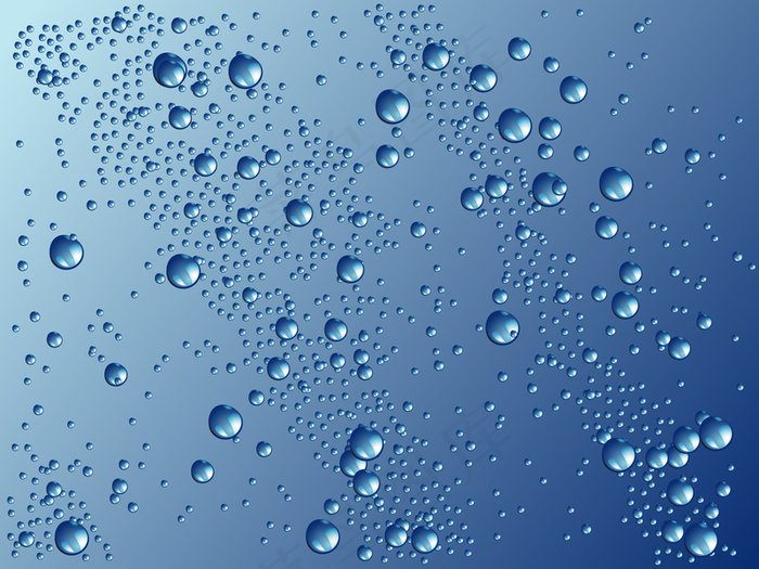 水滴的矢量图形